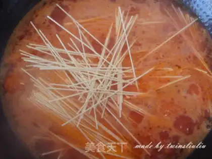 Make Tomato egg-shave soup step 6