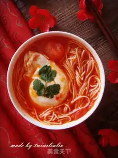 Make Tomato egg-shave soup step 10