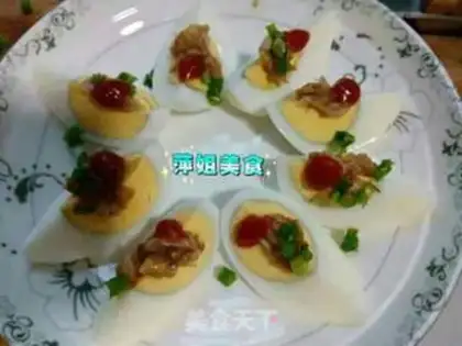 Make Garlic eggs step 4