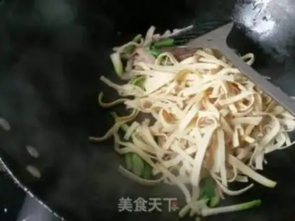 Make Bacon garlic makes leaves step 3