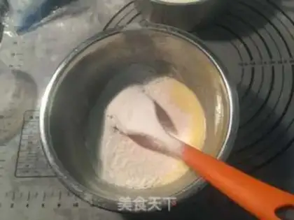 Make Blueberry yogurt cake step 5