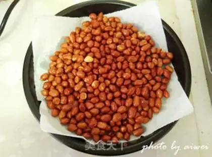 Make Honey sugar peanuts step 2