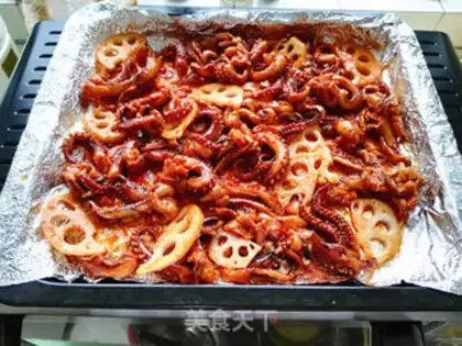 Make Hot octopus step 2