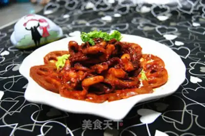 Make Hot octopus step 4