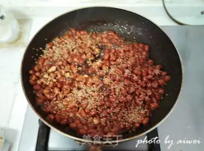 Make Honey sugar peanuts step 5