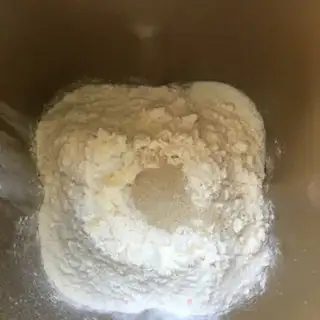 Make Milk coconut snack step 1