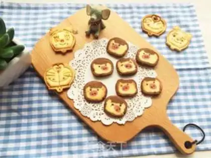 Make Piggy cookies step 9