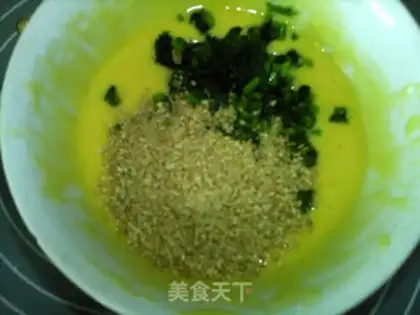 Make An artesian sesame cake step 8