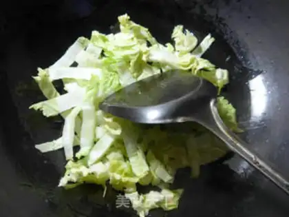Make Curry cabbage step 2