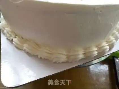 Make Fruit birthday cake step 7