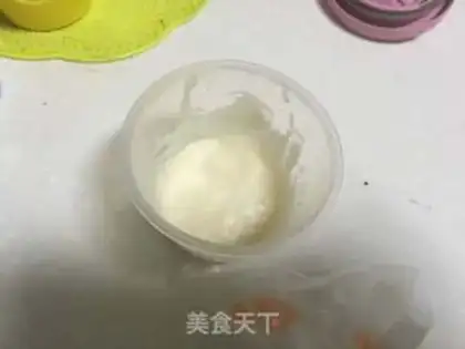Make Mango hearted cheesecake step 4