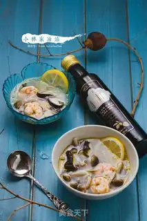 Make Spice mushroom shrimp soup step 2
