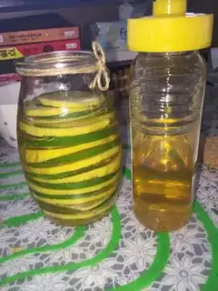 Make Honey lemon tea step 2