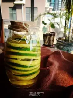 Make Honey lemon tea step 4
