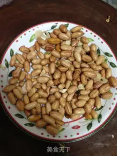 Make Garlic peanuts step 2
