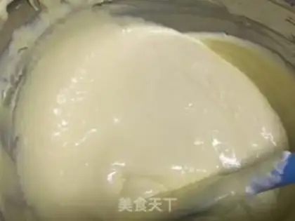 Make Mango hearted cheesecake step 13