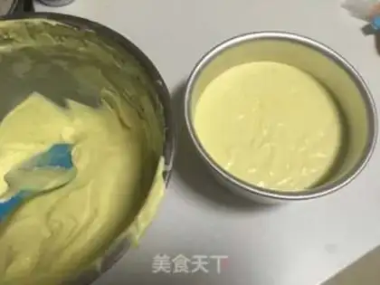 Make Mango hearted cheesecake step 15