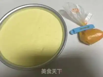 Make Mango hearted cheesecake step 19