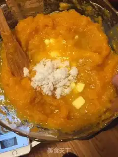 Make Pumpkin sesame cake step 2