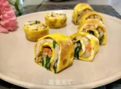 Make Potato egg rolls step 7