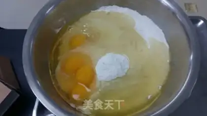 Make Orange fruit cake step 1