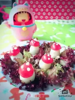 Make The quail egg salad step 3