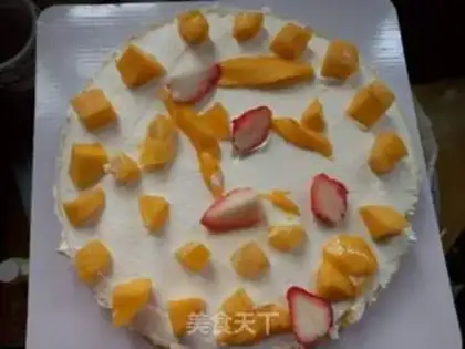 Make Double birthday cake step 4