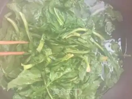 Make Wood spinach step 2