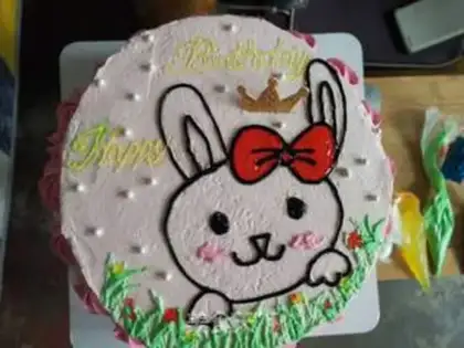 Make Double birthday cake step 14
