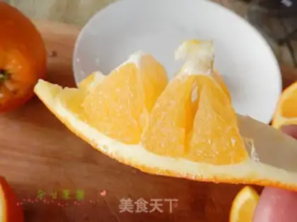 Make Fresh orange juice step 3