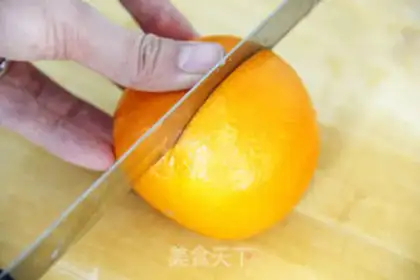 Make Fresh pear orange juice step 3