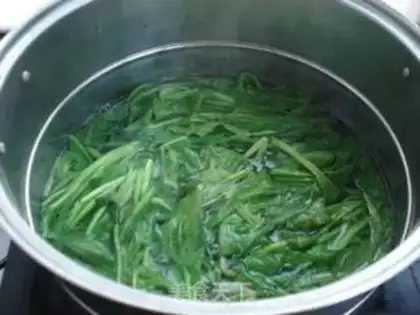 Make Vegetable spinach step 3