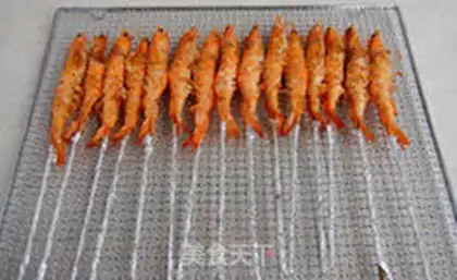 Make Pretzels, roasted shrimp step 7