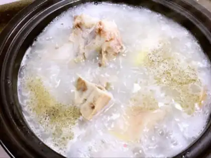 Make Yellow rice porridge step 2