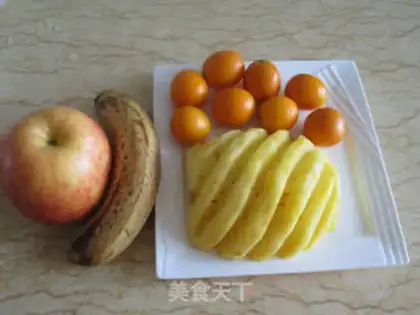 Make Fruit mini pizza step 5