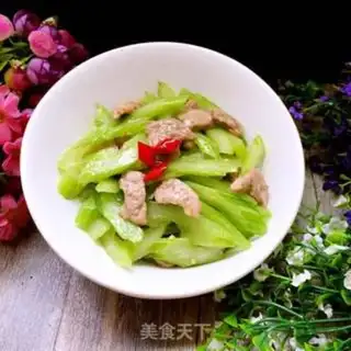 Make Celery fried meat step 9