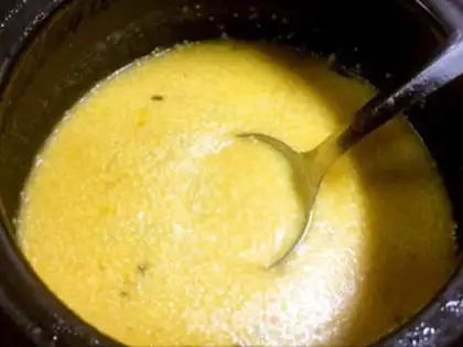 Make Yellow rice porridge step 6