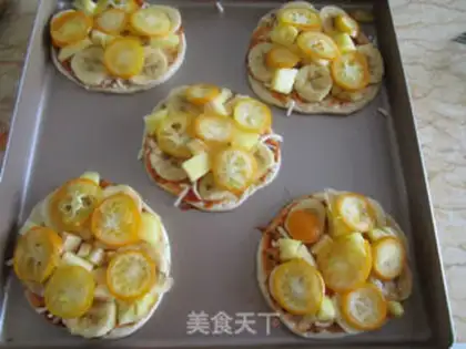Make Fruit mini pizza step 13