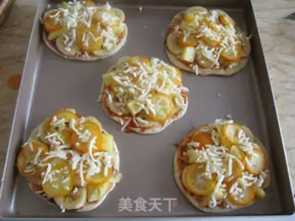 Make Fruit mini pizza step 14