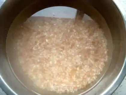 Make Red rice step 1
