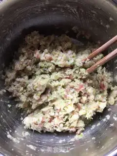 Make Pork dumplings step 4