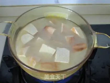 Make Blackwood. Frozen tofu step 2