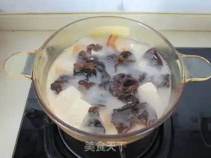 Make Blackwood. Frozen tofu step 5