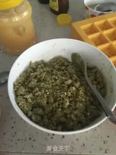 Make Honey cuisine green bean cake step 6