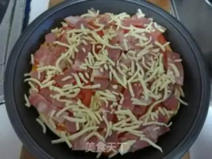 Make Bacon pizza step 4
