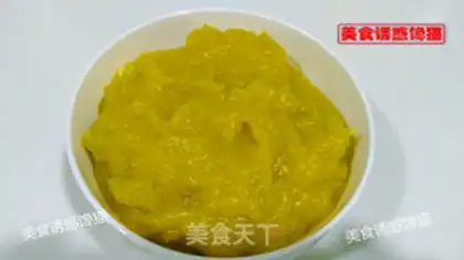 Make Pumpkin egg ham pancakes step 1