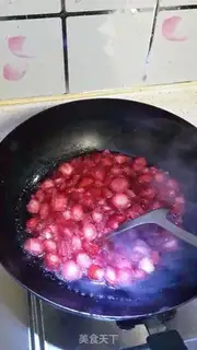 Make Homemade strawberry sauce step 4