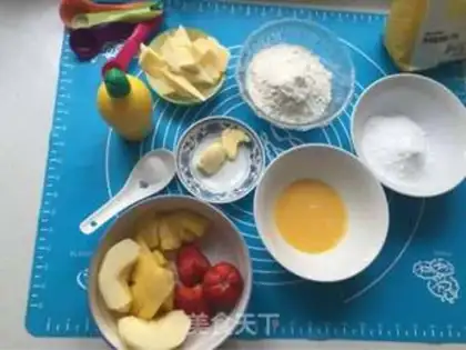 Make I love fruit pie step 0