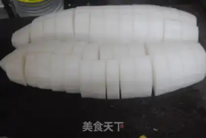 Make radish oxen step 0