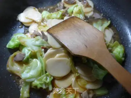 Make Chicken and cabbage step 7